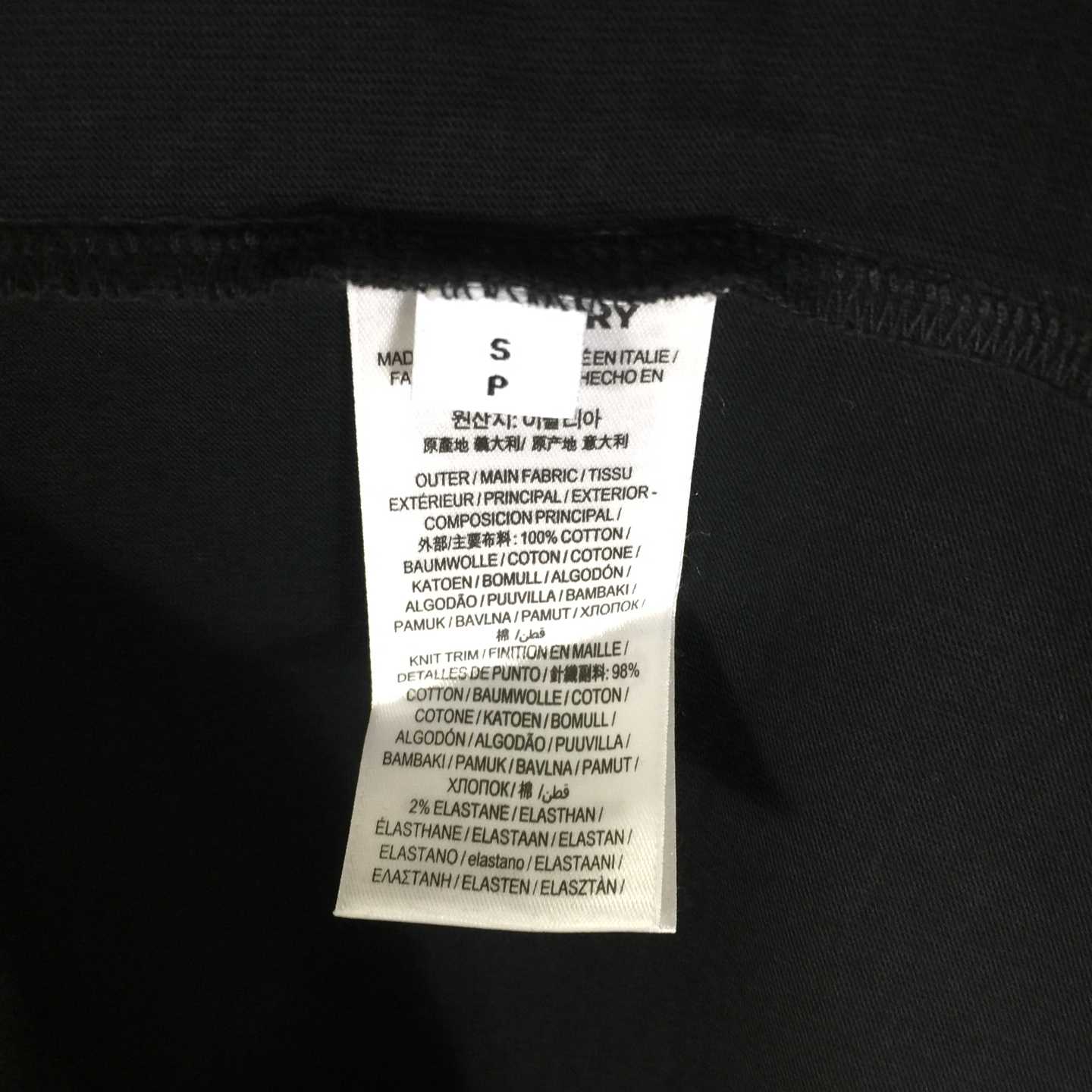 Burberry Black EKD Cotton T-shirt - DopestKickz