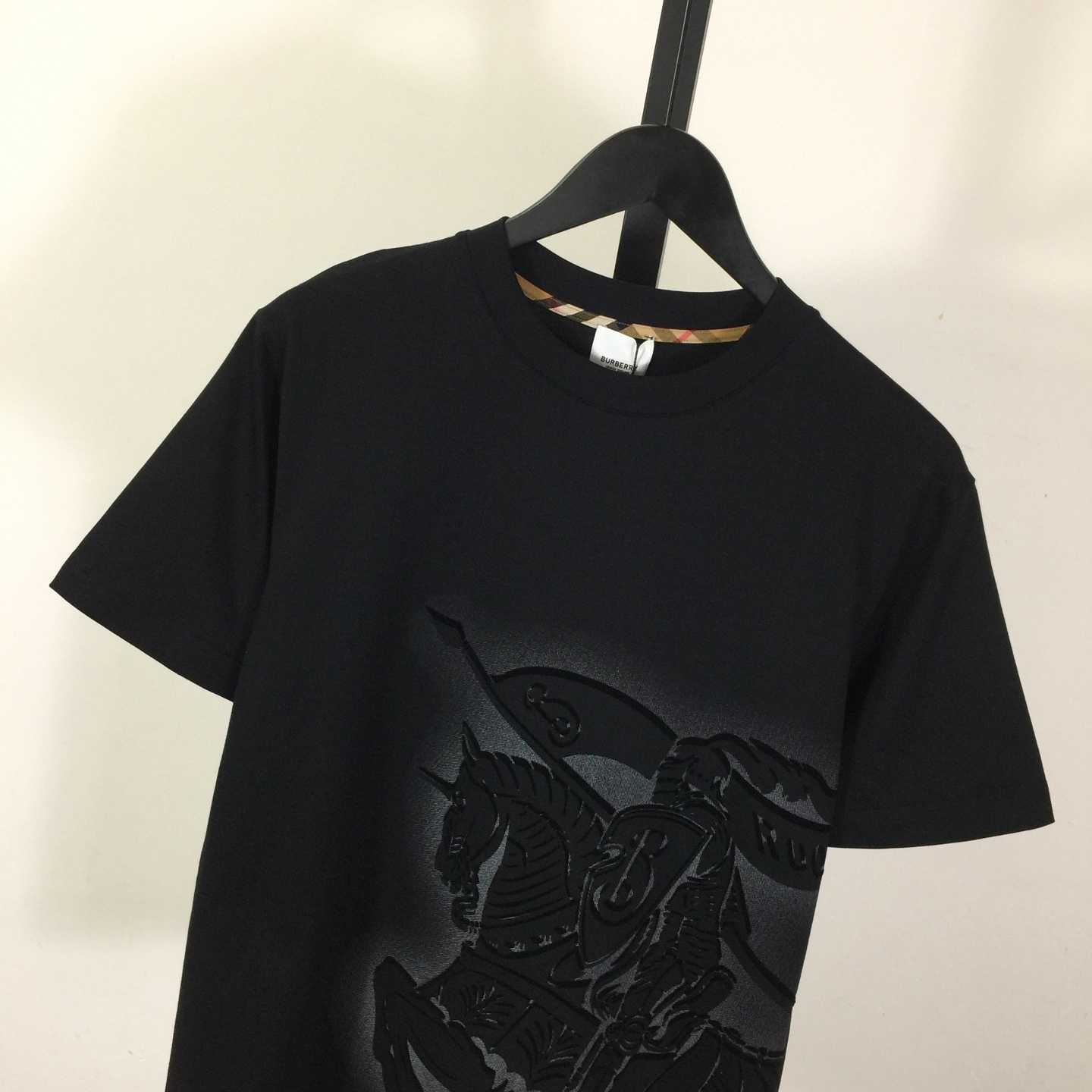 Burberry Black EKD Cotton T-shirt - DopestKickz