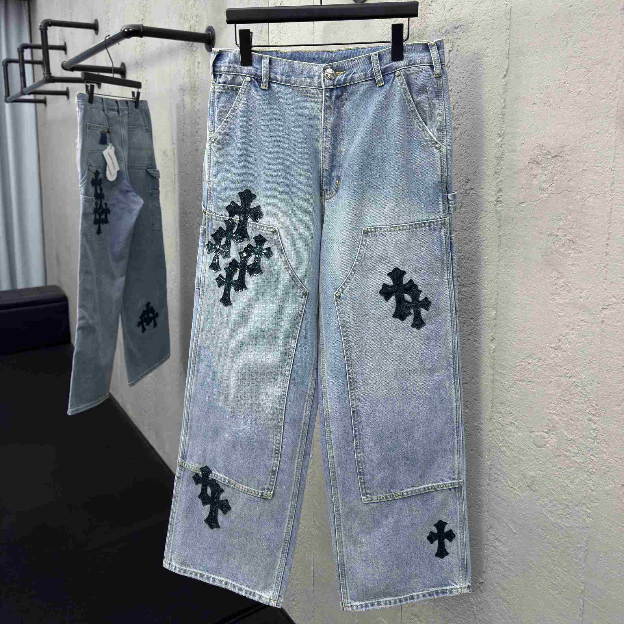 Chrome Hearts Straight-Leg Jean - DopestKickz
