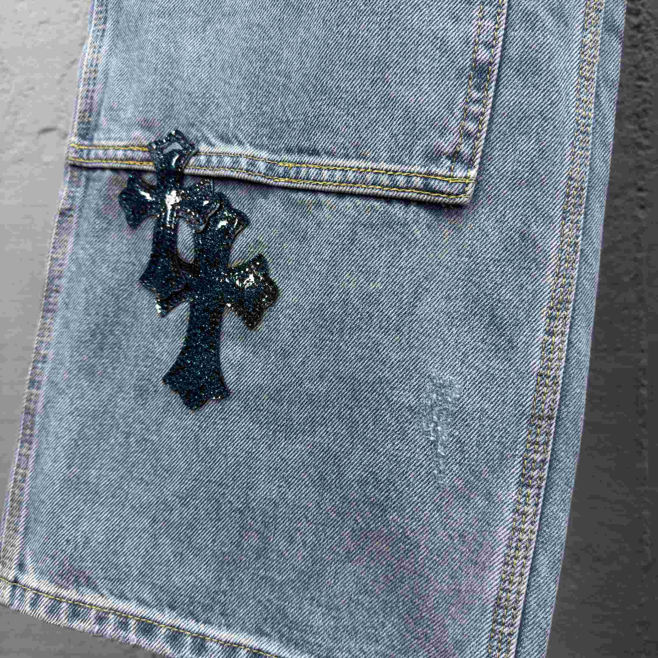 Chrome Hearts Straight-Leg Jean - DopestKickz