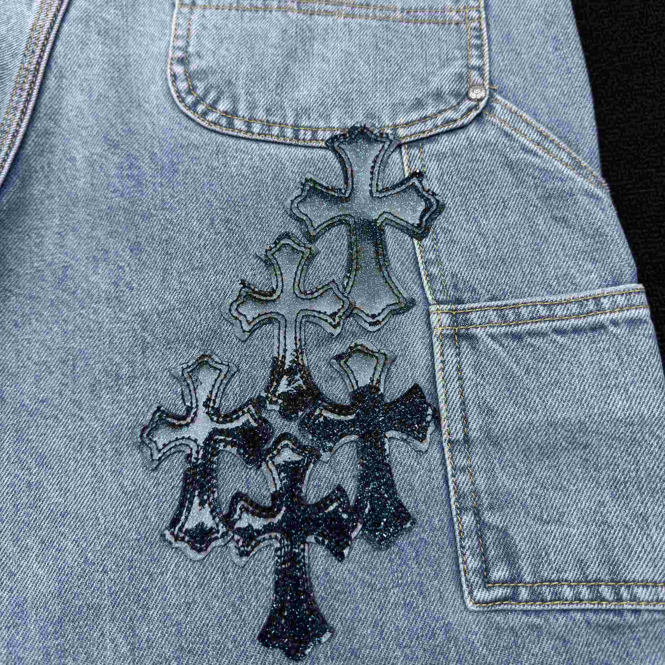 Chrome Hearts Straight-Leg Jean - DopestKickz