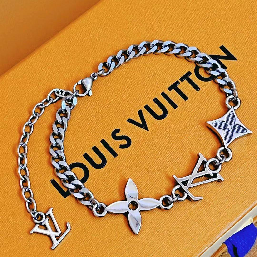 Louis Vuitton Monogram Row Bracelet  M1407A - DopestKickz