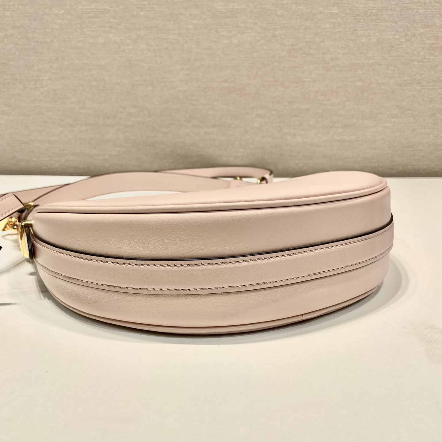 Prada Arqué Small Leather Shoulder Bag - DopestKickz