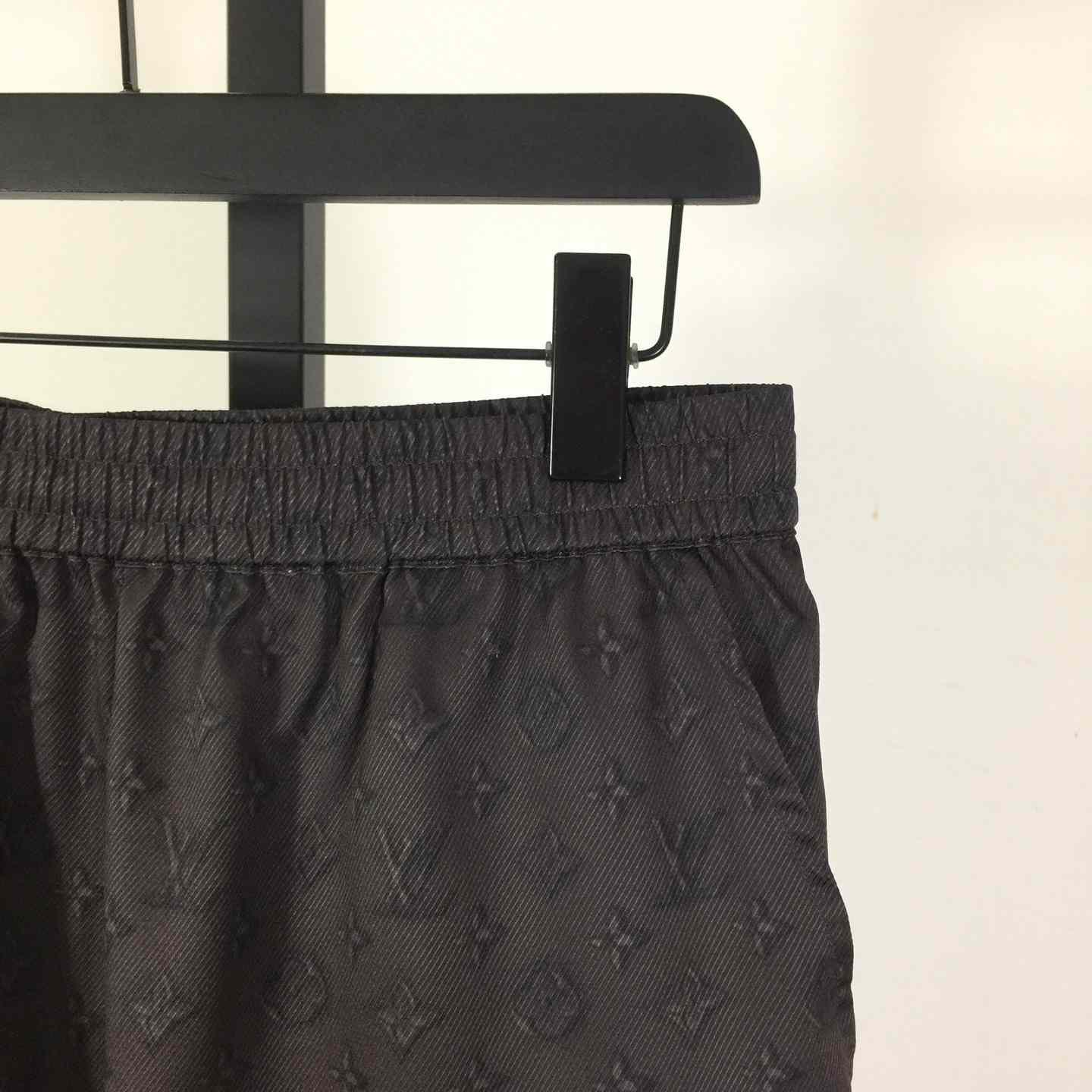 Louis Vuitton Printed Monogram Silk Shorts   1AHCD3 - DopestKickz