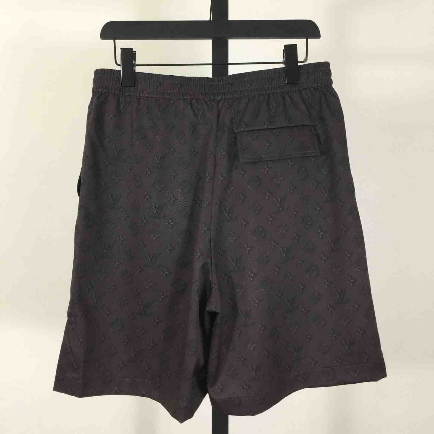 Louis Vuitton Printed Monogram Silk Shorts   1AHCD3 - DopestKickz