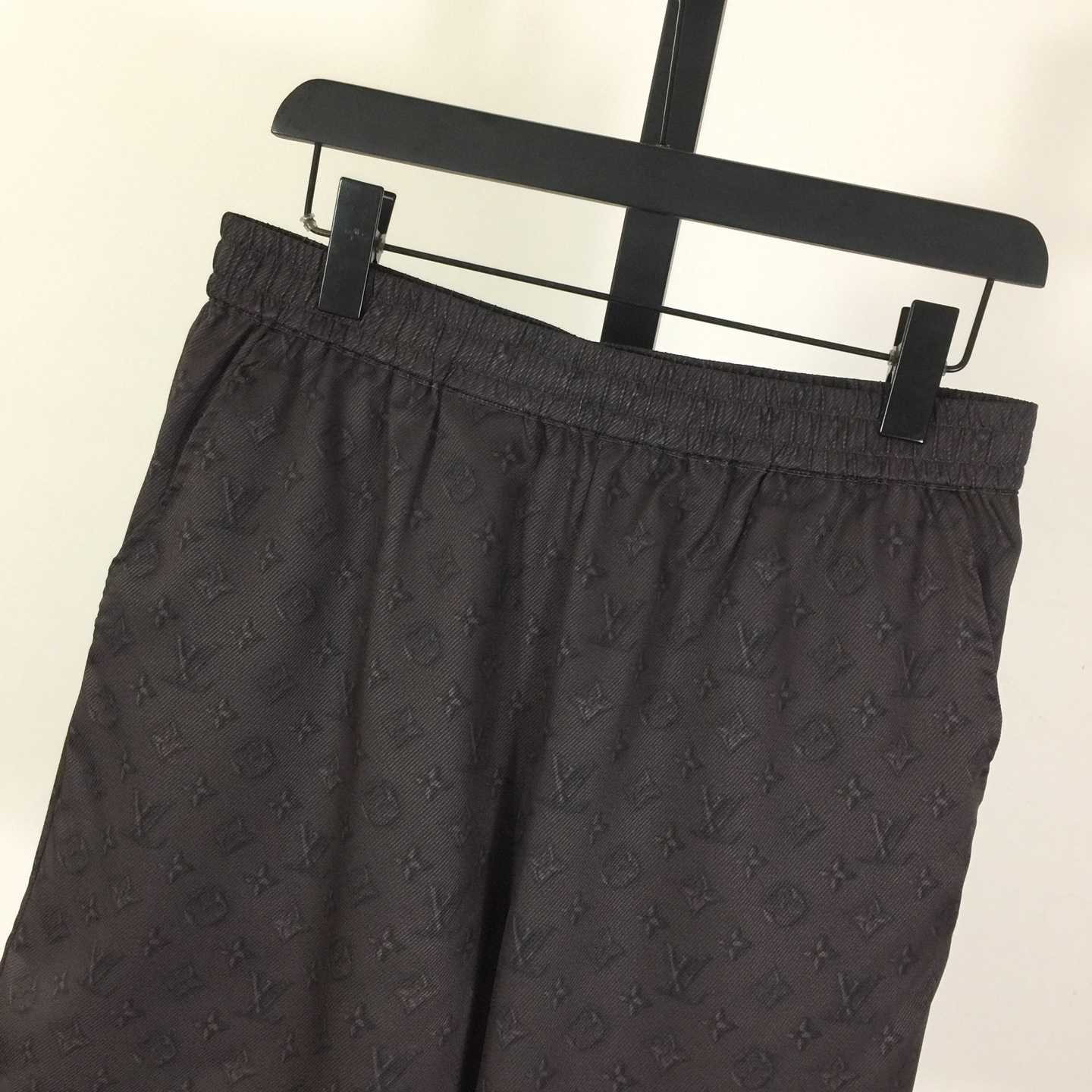 Louis Vuitton Printed Monogram Silk Shorts   1AHCD3 - DopestKickz