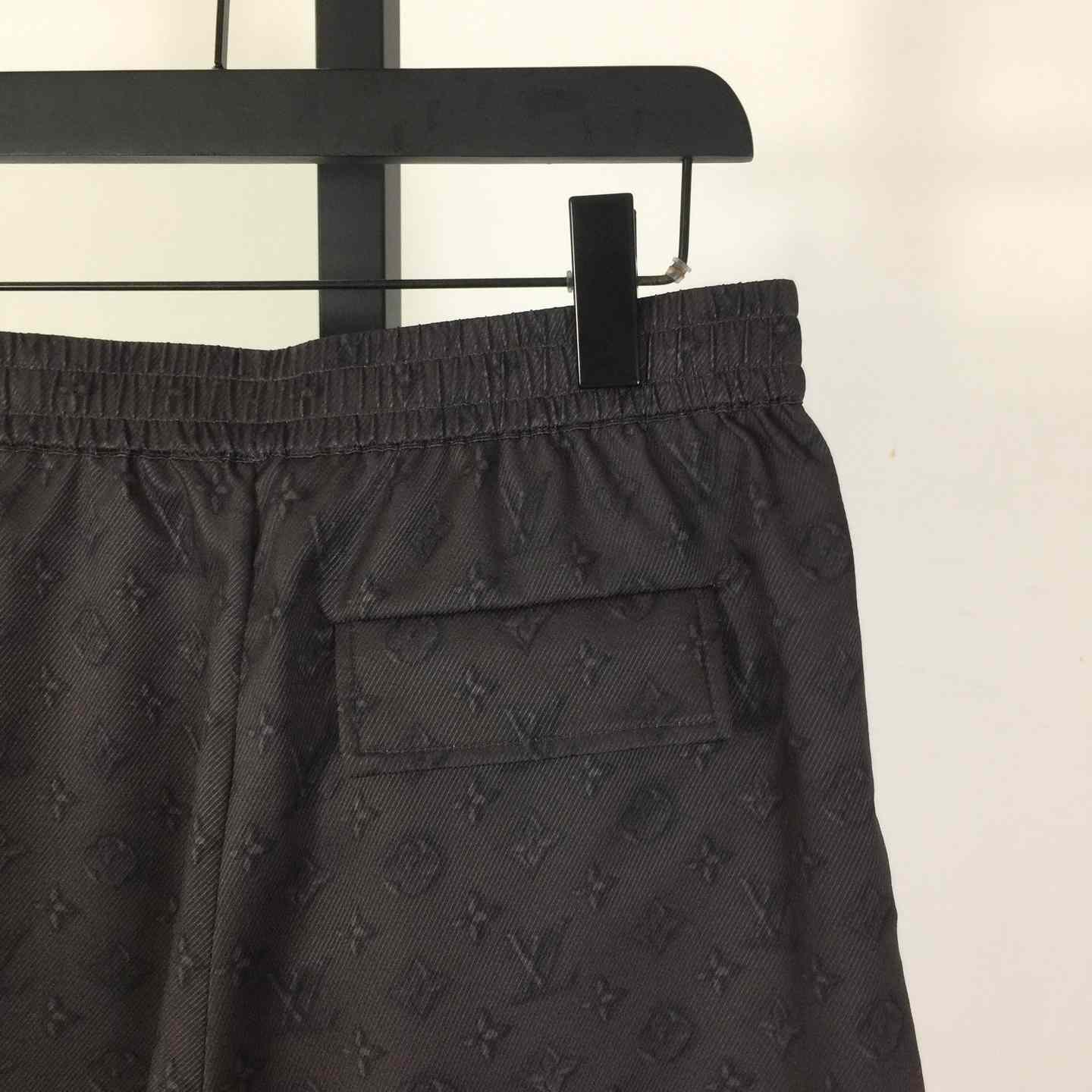 Louis Vuitton Printed Monogram Silk Shorts   1AHCD3 - DopestKickz