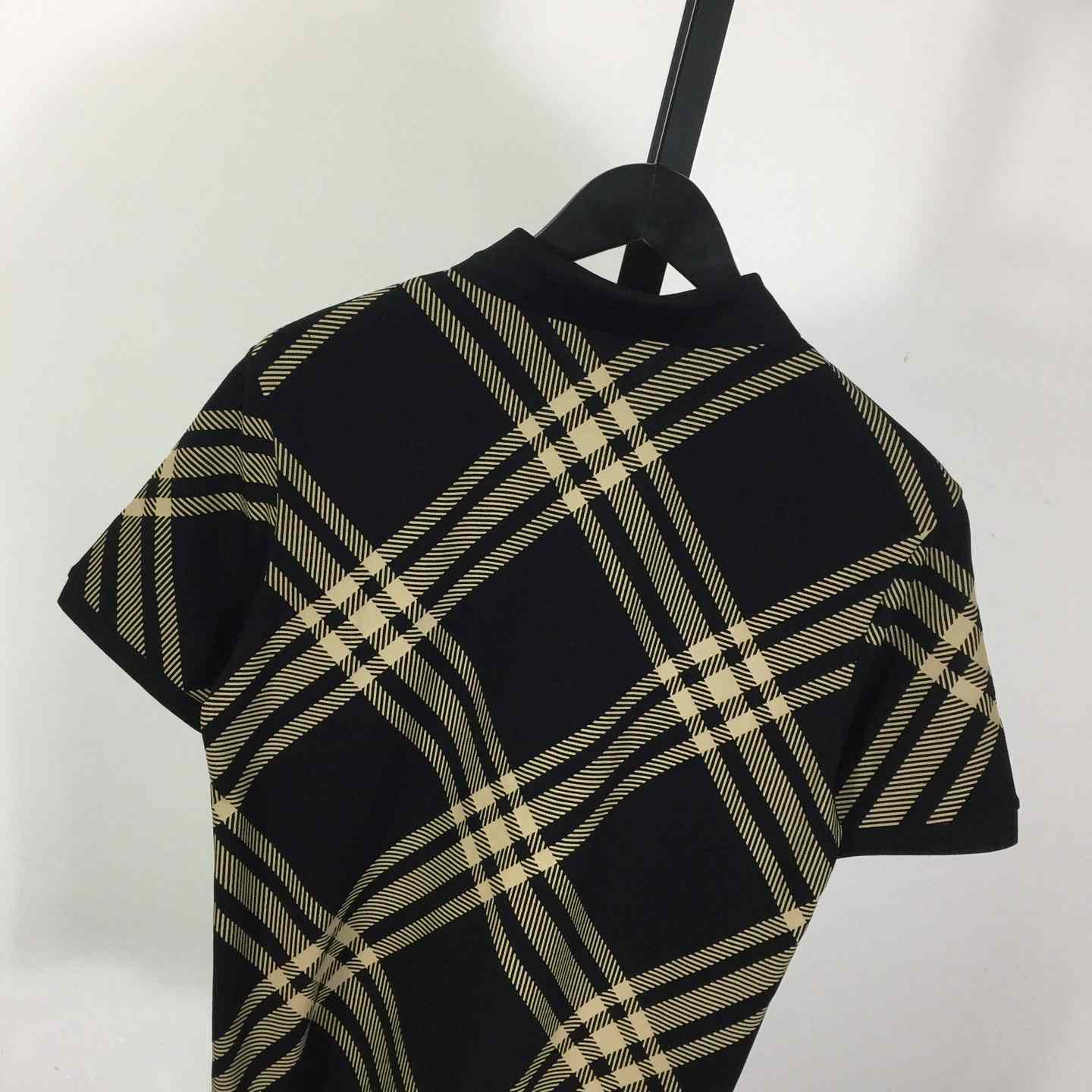 Cotton Check Polo Shirt - DopestKickz