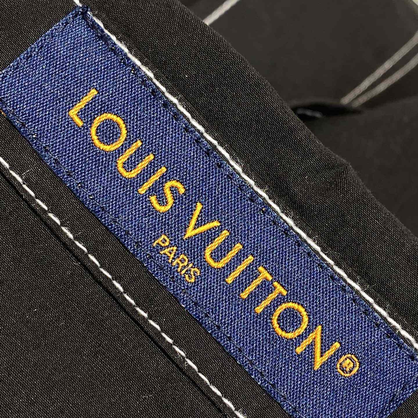 Louis Vuitton Embroidered Short-Sleeved Cotton Shirt   1AFWTV - DopestKickz