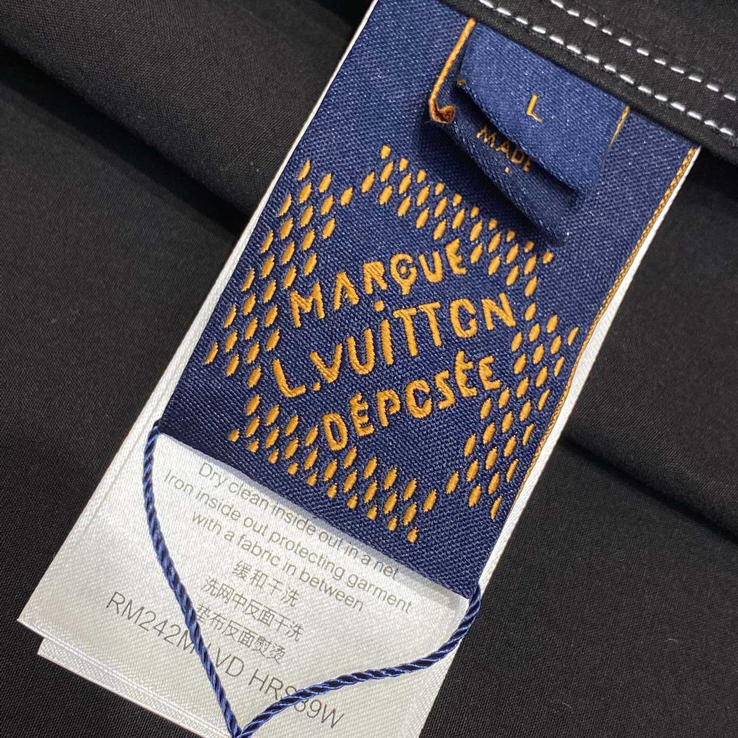 Louis Vuitton Embroidered Short-Sleeved Cotton Shirt   1AFWTV - DopestKickz