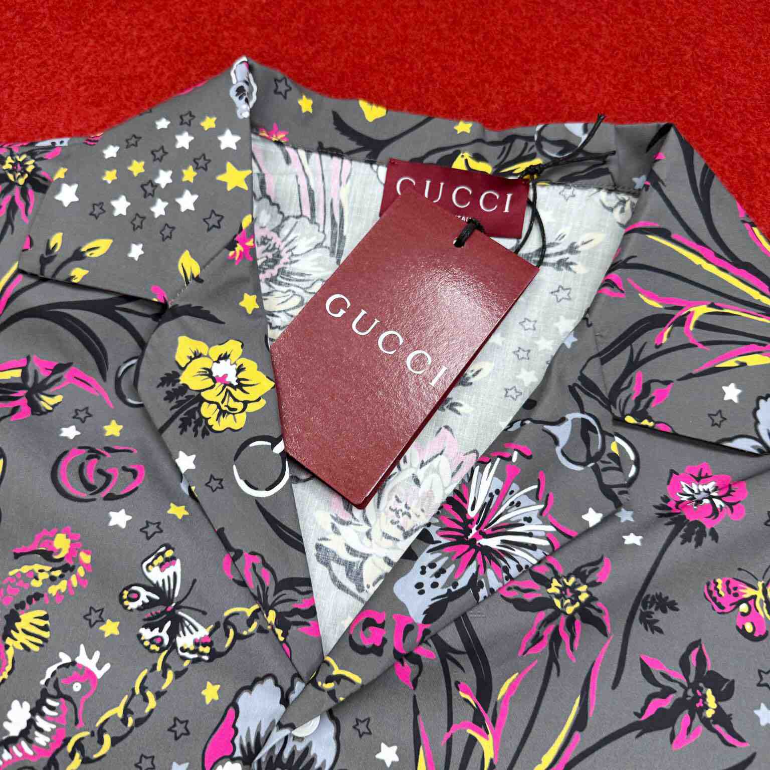 Gucci Punk Floral-print Cotton Shirt - DopestKickz