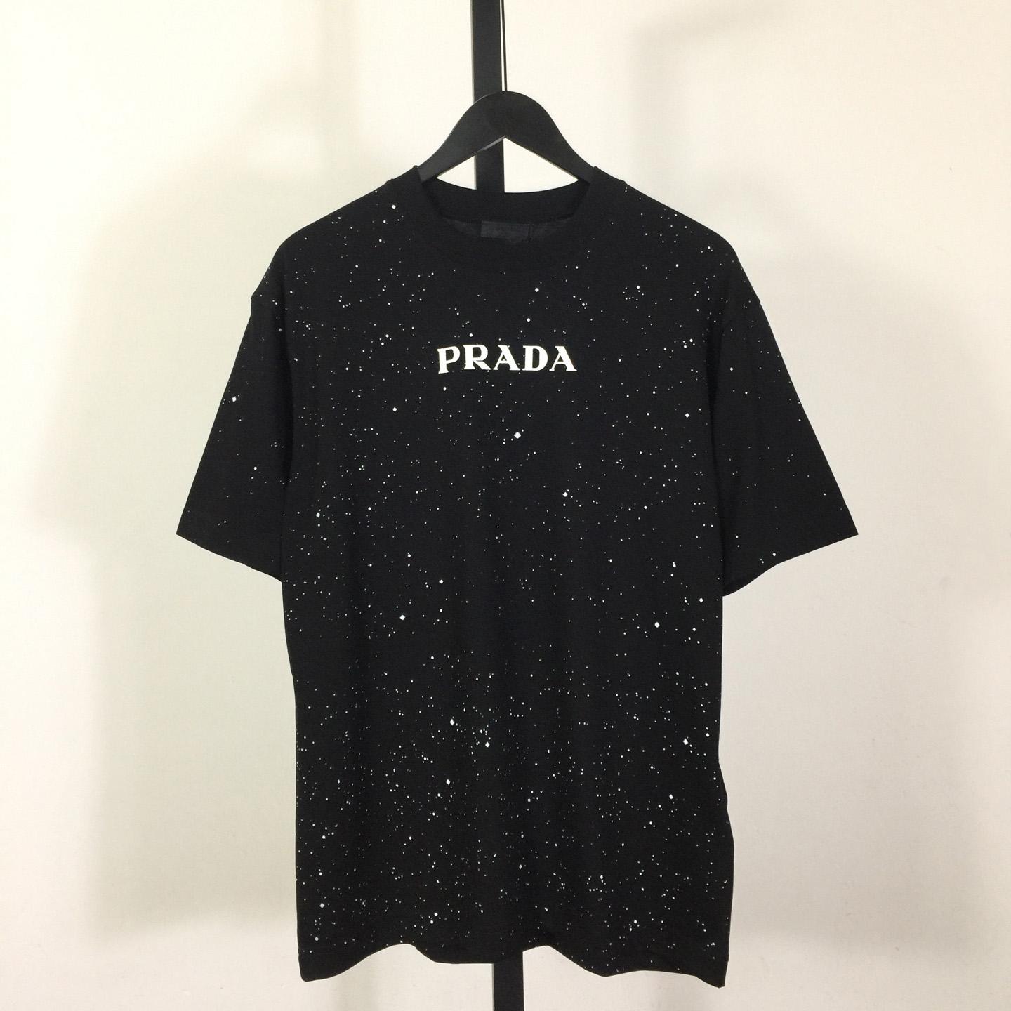 Prada Logo Cotton T-shirt - DopestKickz