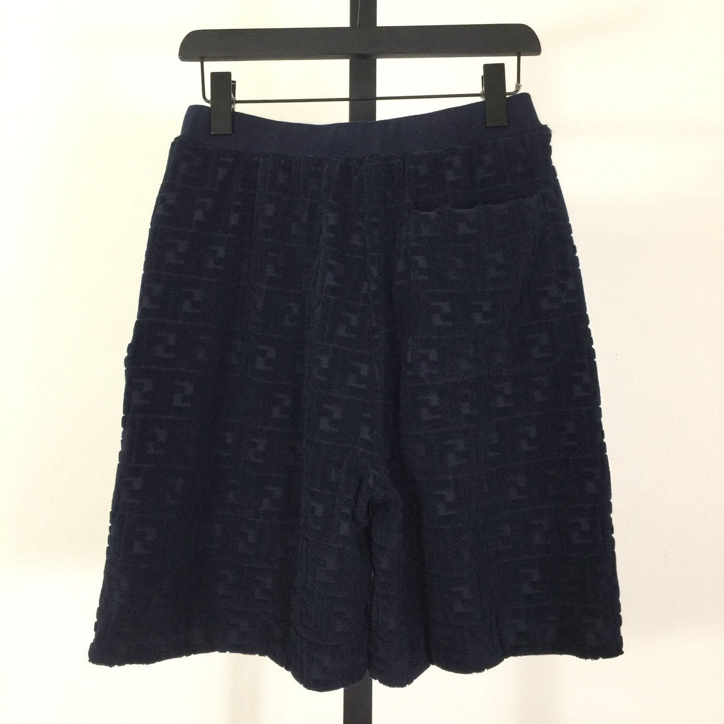 Fendi Blue FF Terry Shorts - DopestKickz