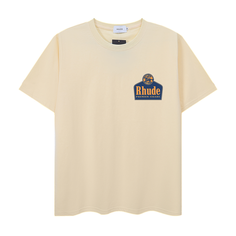 Rhude Grand Cru Tee 'Vintage White'  - DopestKickz