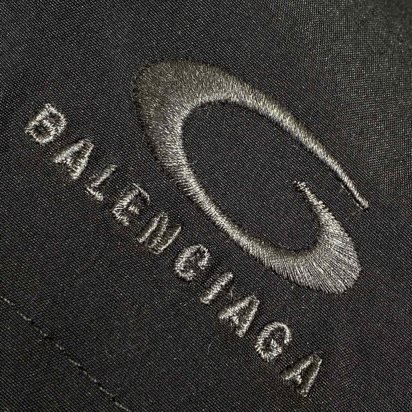 Balenciaga Loop Sports Icon Large Tracksuit Jacket In Black And Grey  - DopestKickz