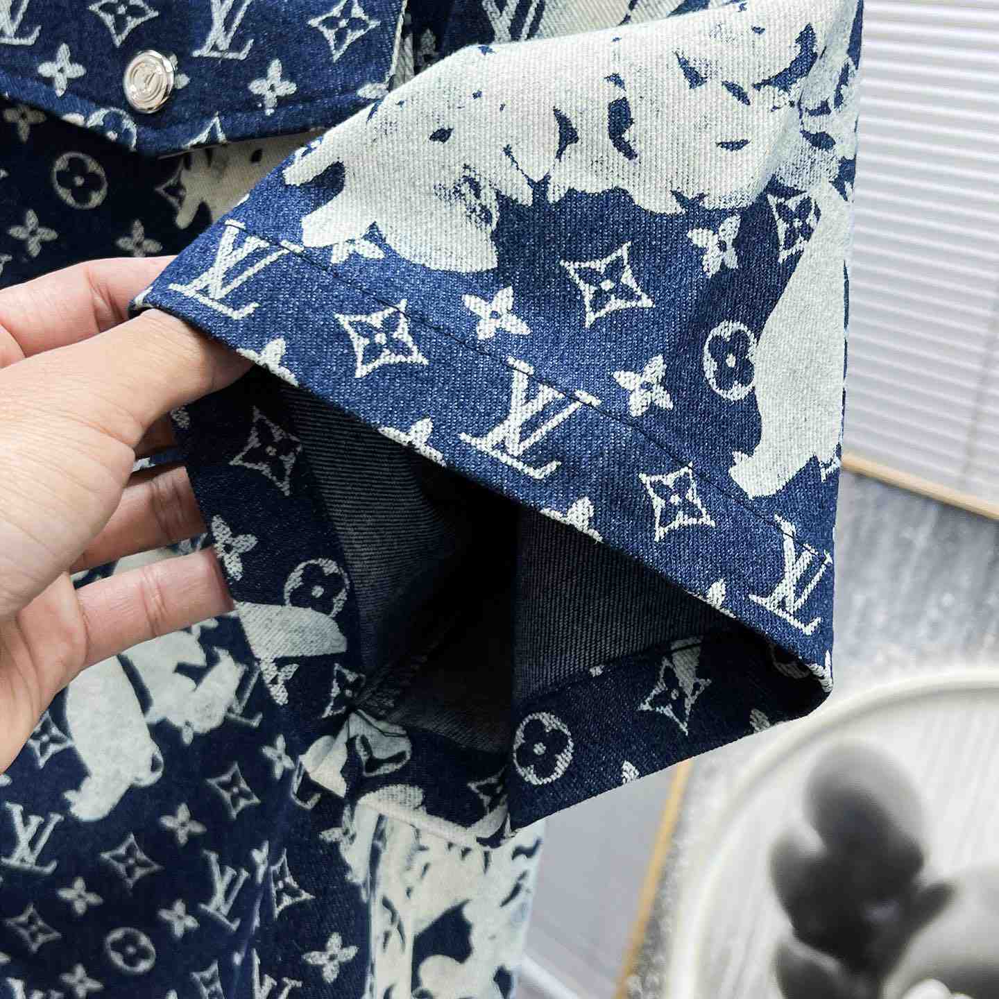 Louis Vuitton Monogram Bandana Shortsleeve Shirt  - DopestKickz