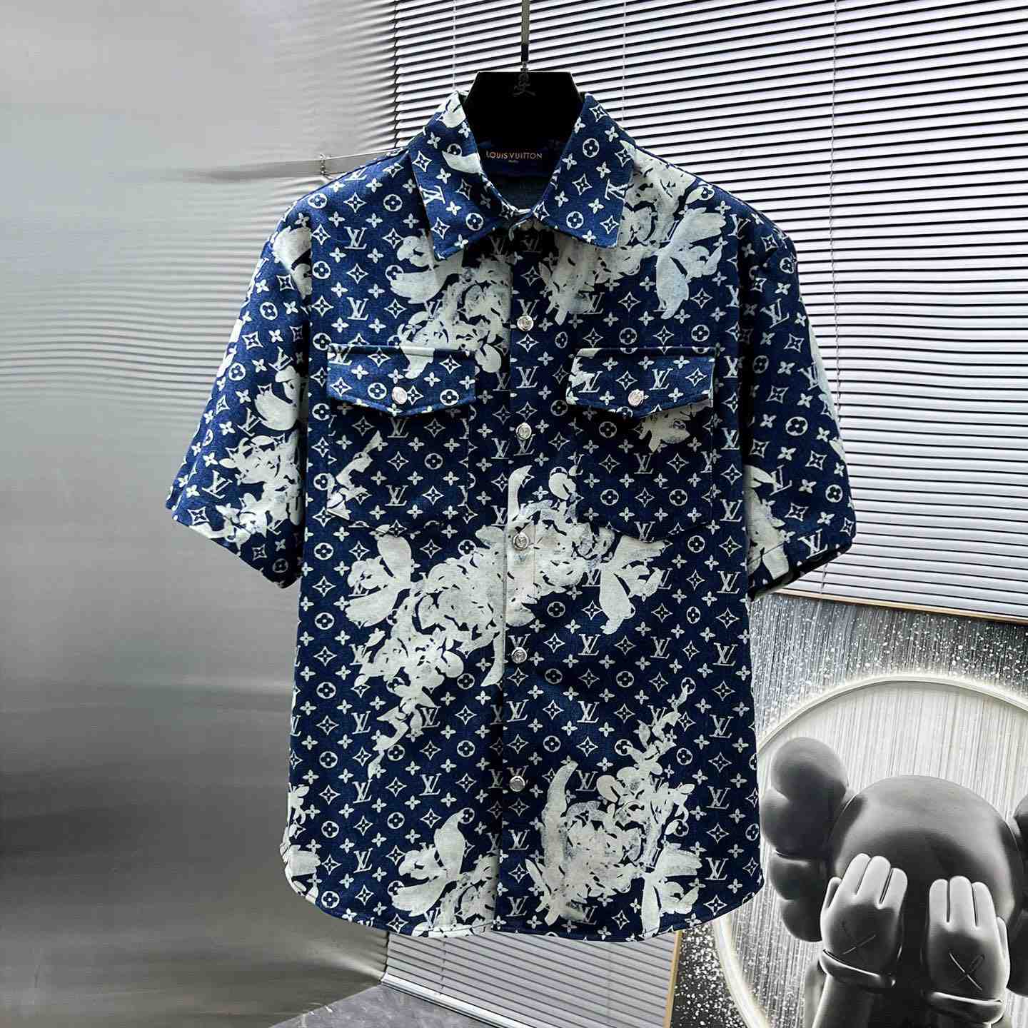 Louis Vuitton Monogram Bandana Shortsleeve Shirt  - DopestKickz