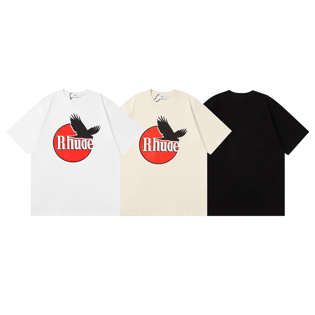 Rhude Eagle Logo Tee  - DopestKickz
