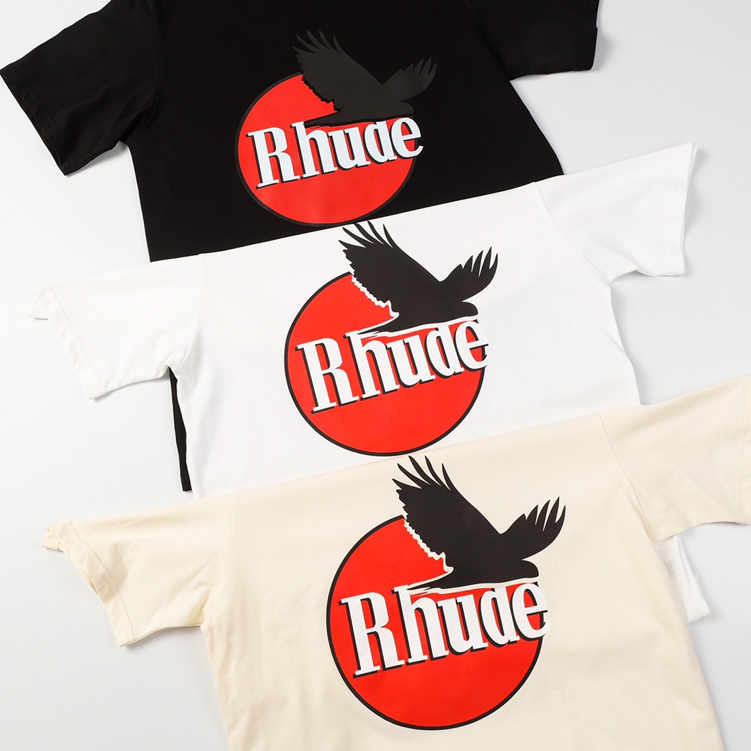 Rhude Eagle Logo Tee  - DopestKickz