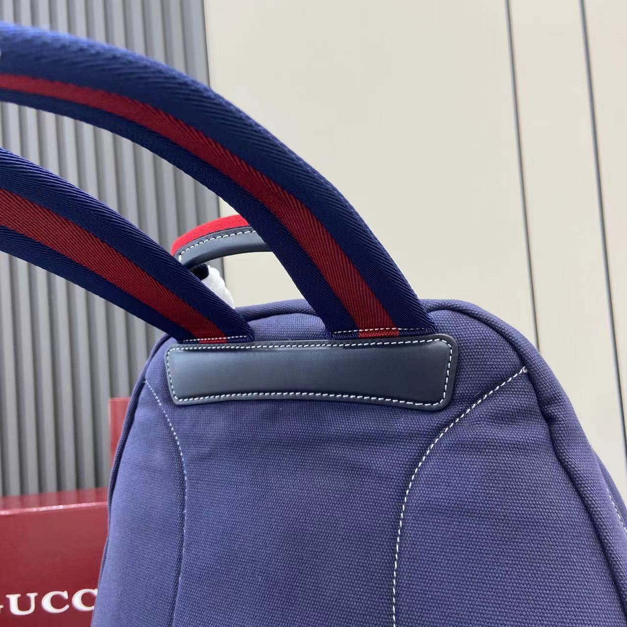 Gucci Printed Canvas Maxi Backpack - DopestKickz