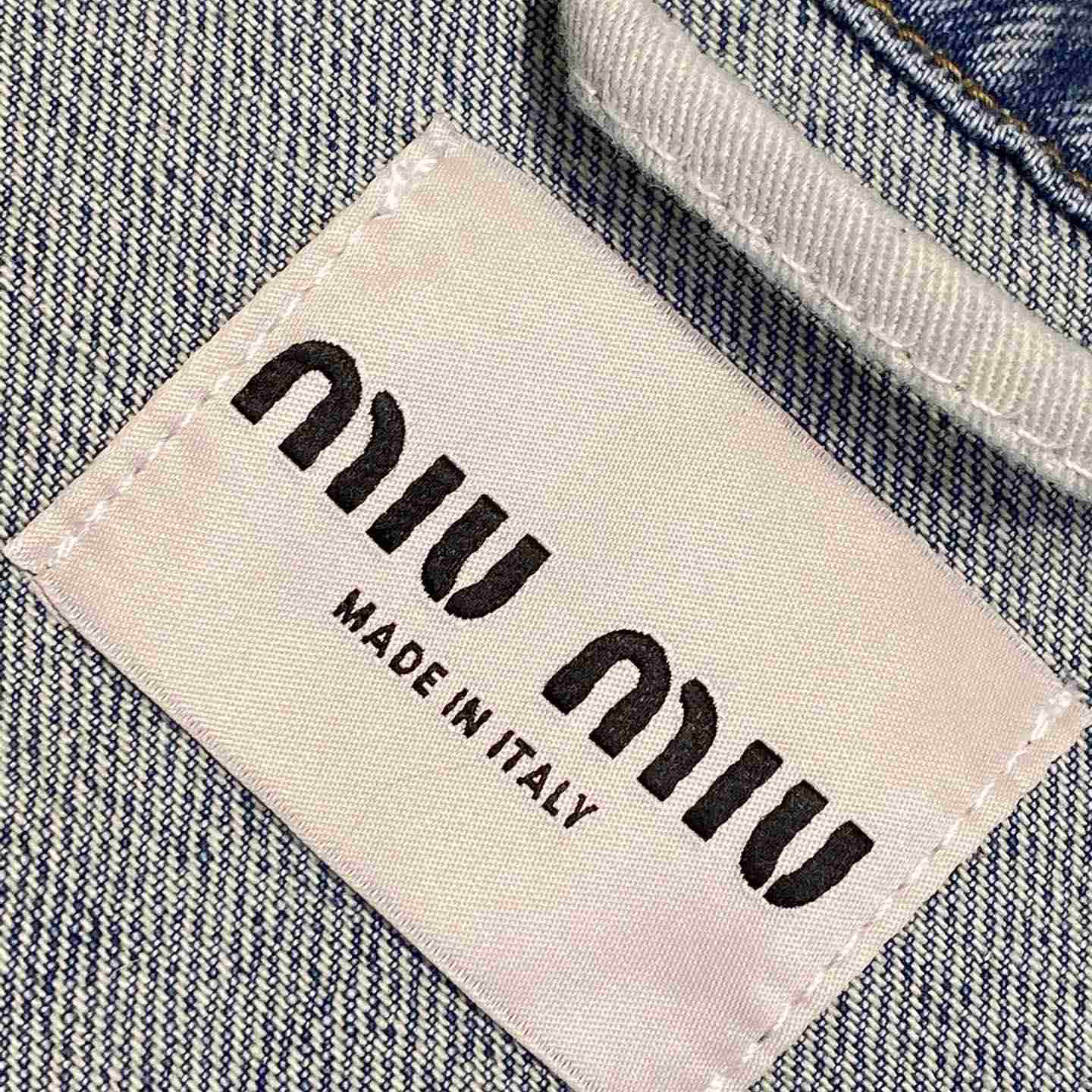 Miu Miu Denim Jacket - DopestKickz