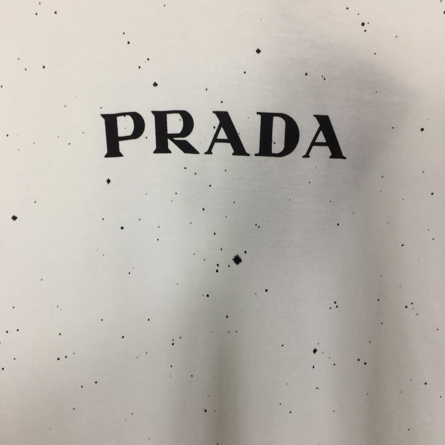 Prada Logo Cotton T-shirt - DopestKickz