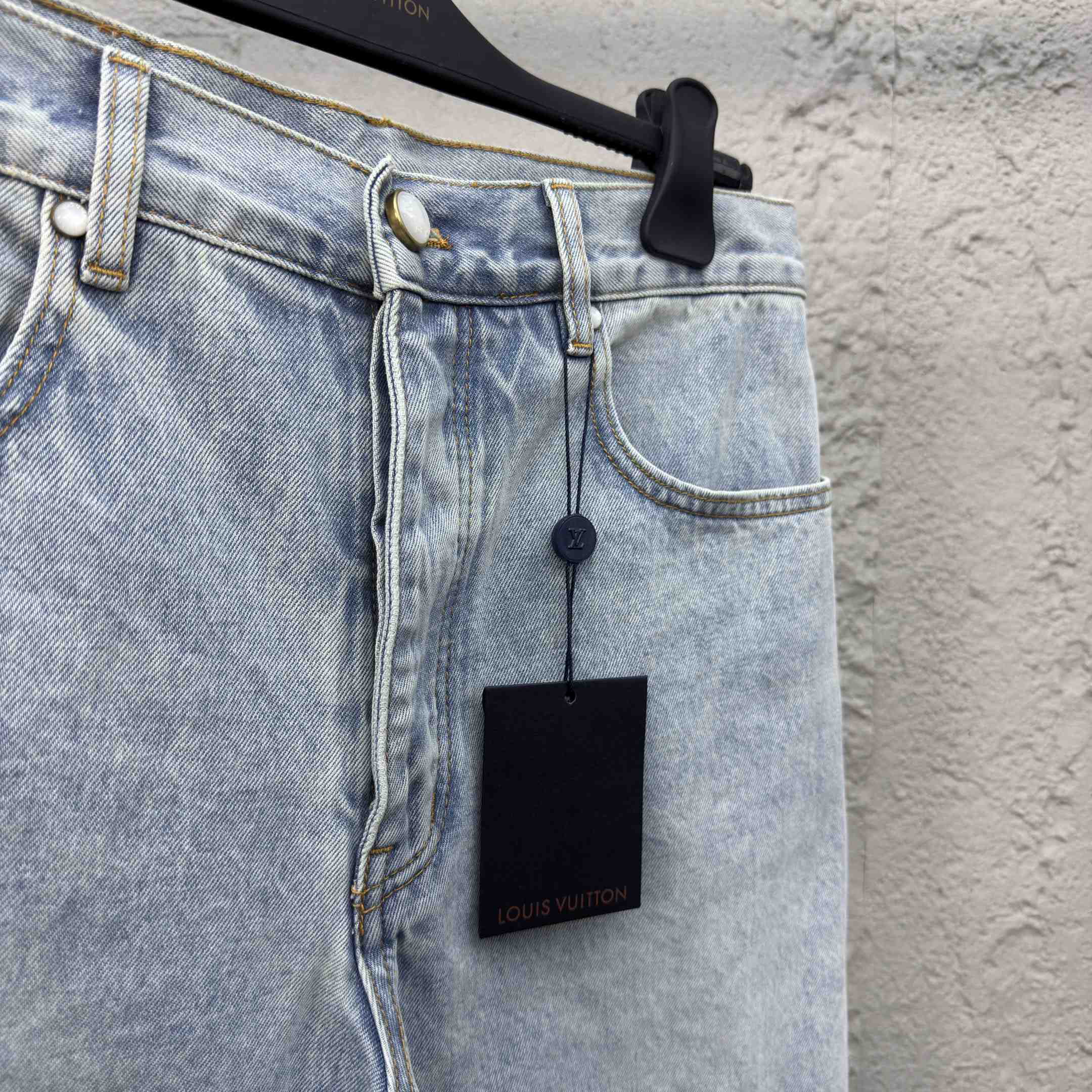 Louis Vuitton LV Denim Shorts   1AGTHU - DopestKickz