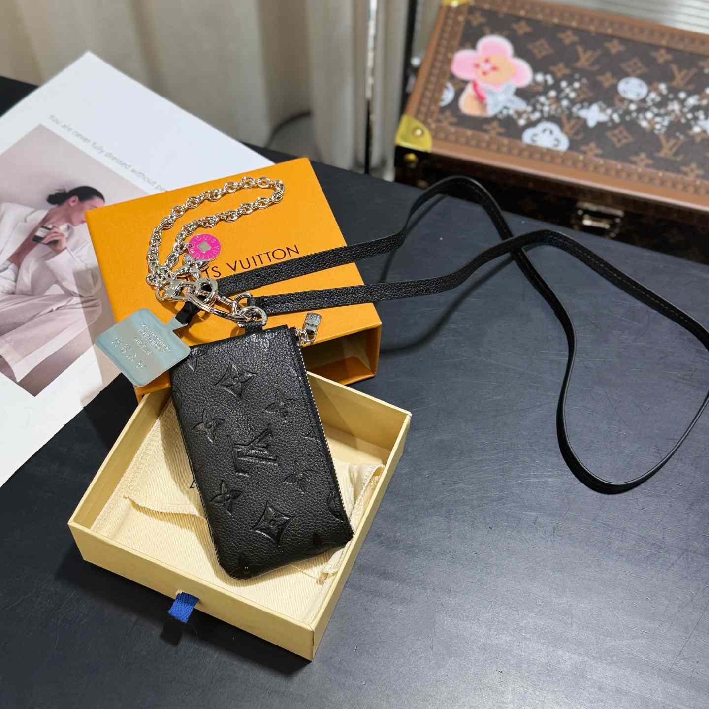 Louis Vuitton Monogram Phone Holder   - DopestKickz