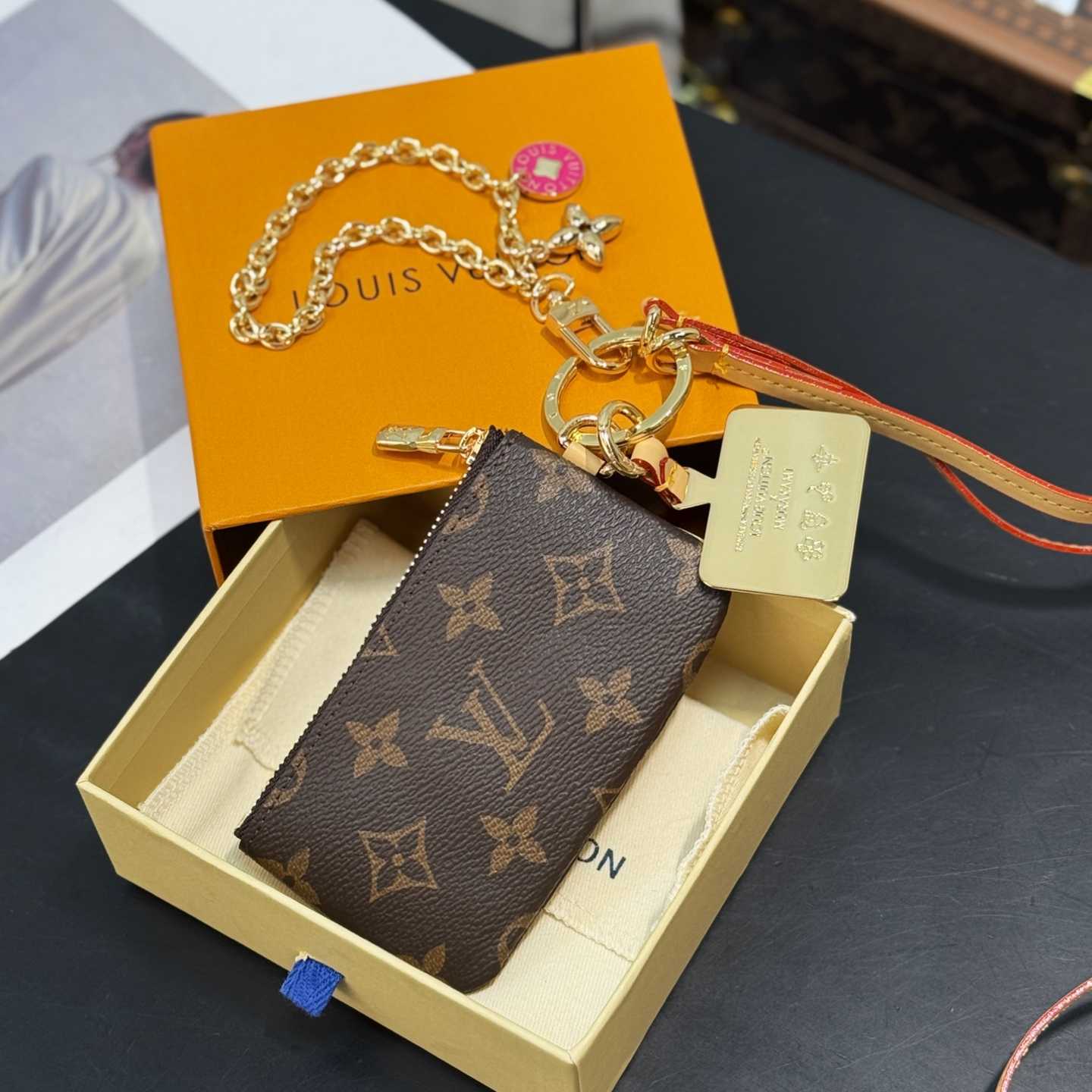 Louis Vuitton Monogram Phone Holder   - DopestKickz