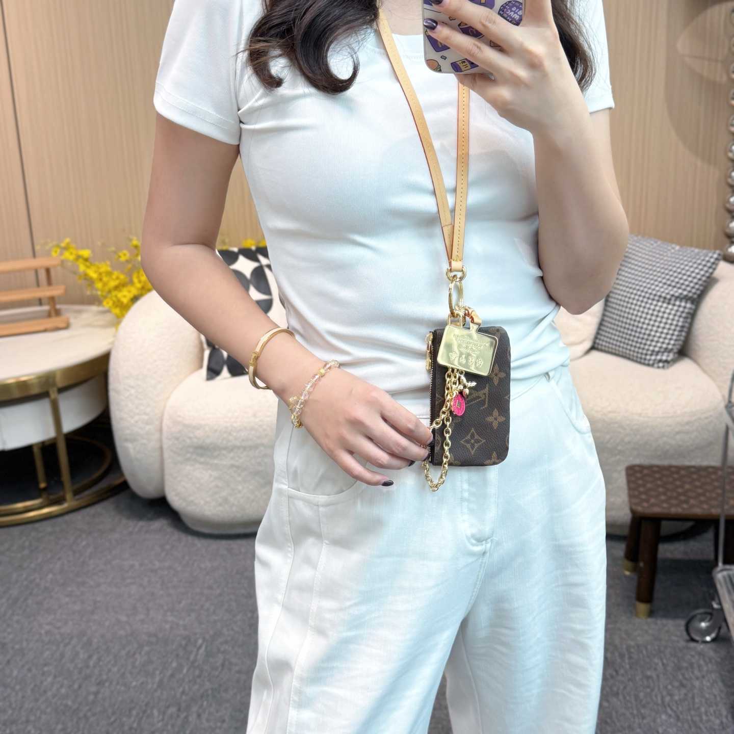 Louis Vuitton Monogram Phone Holder   - DopestKickz