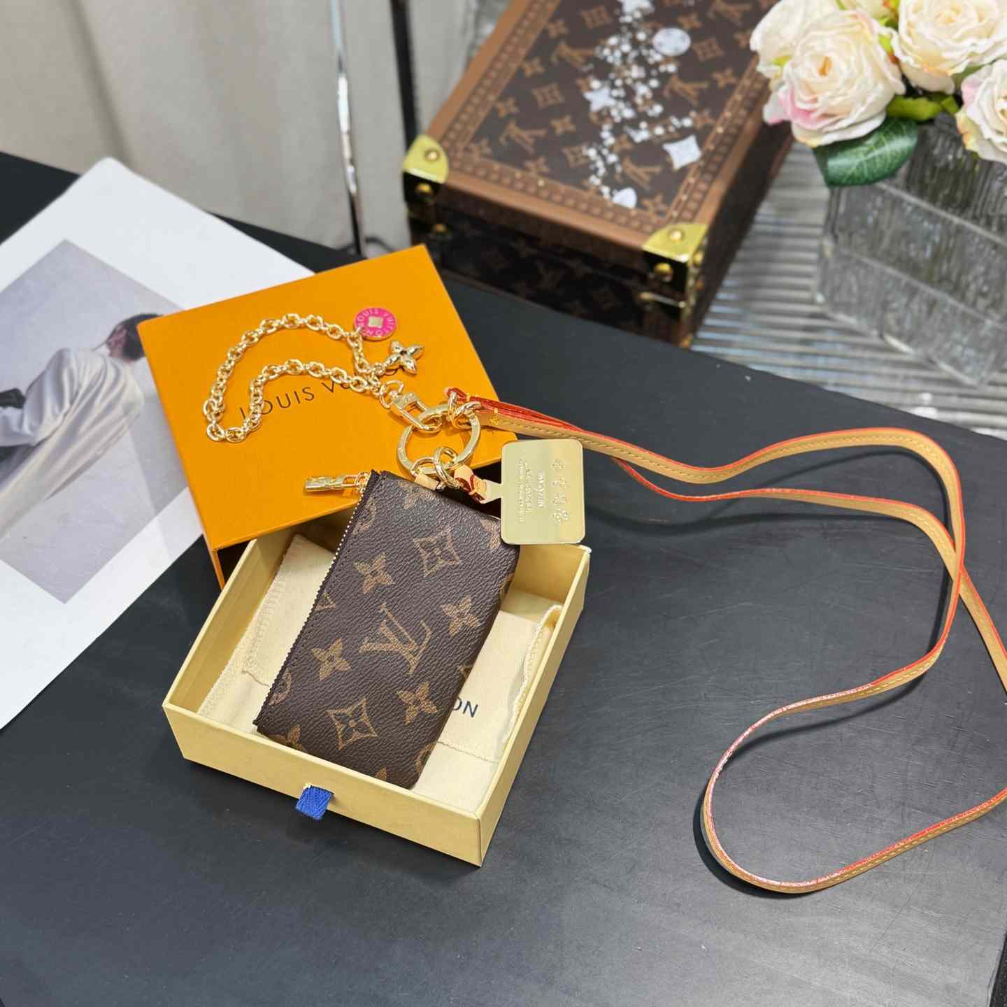 Louis Vuitton Monogram Phone Holder   - DopestKickz