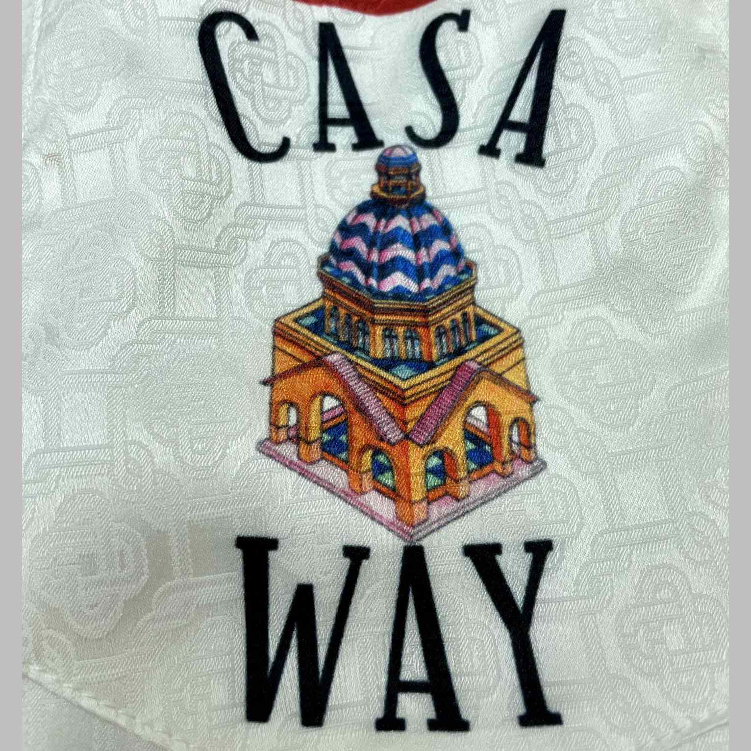 Casablanca Casa Way Printed Silk Shorts   CA3449 - DopestKickz