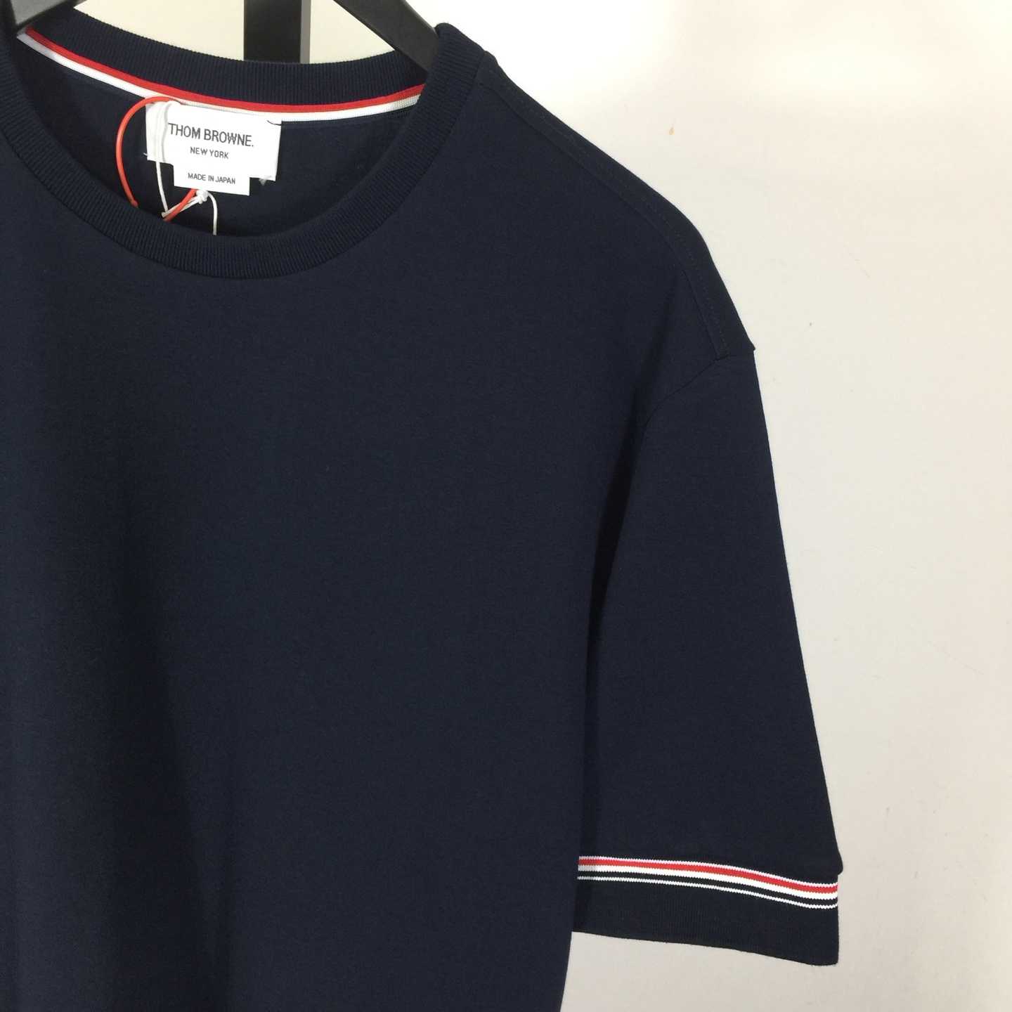 Thom Browne Cotton Rugby Short Sleeve Tee - DopestKickz