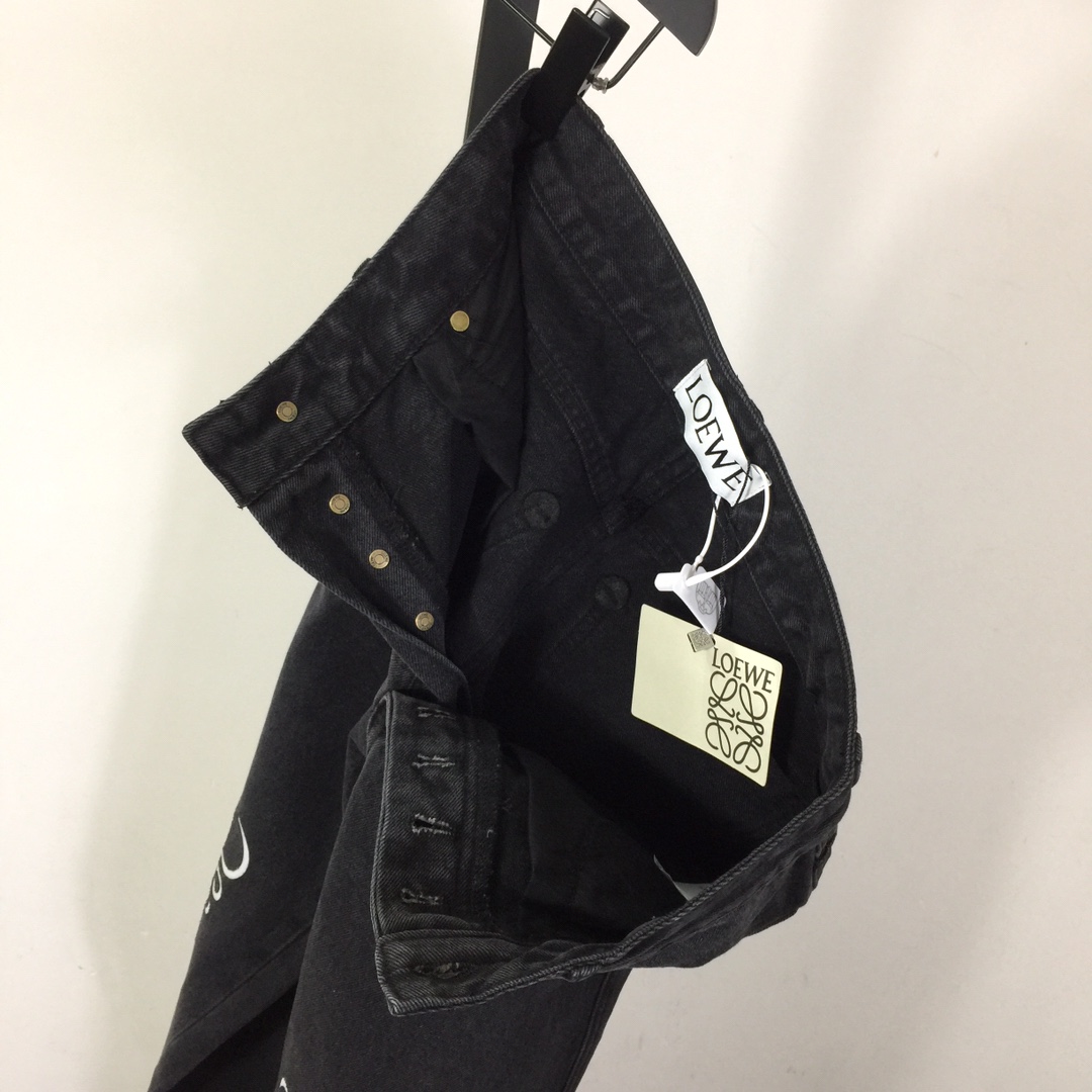 Loewe Anagram Baggy Jeans In Denim - DopestKickz