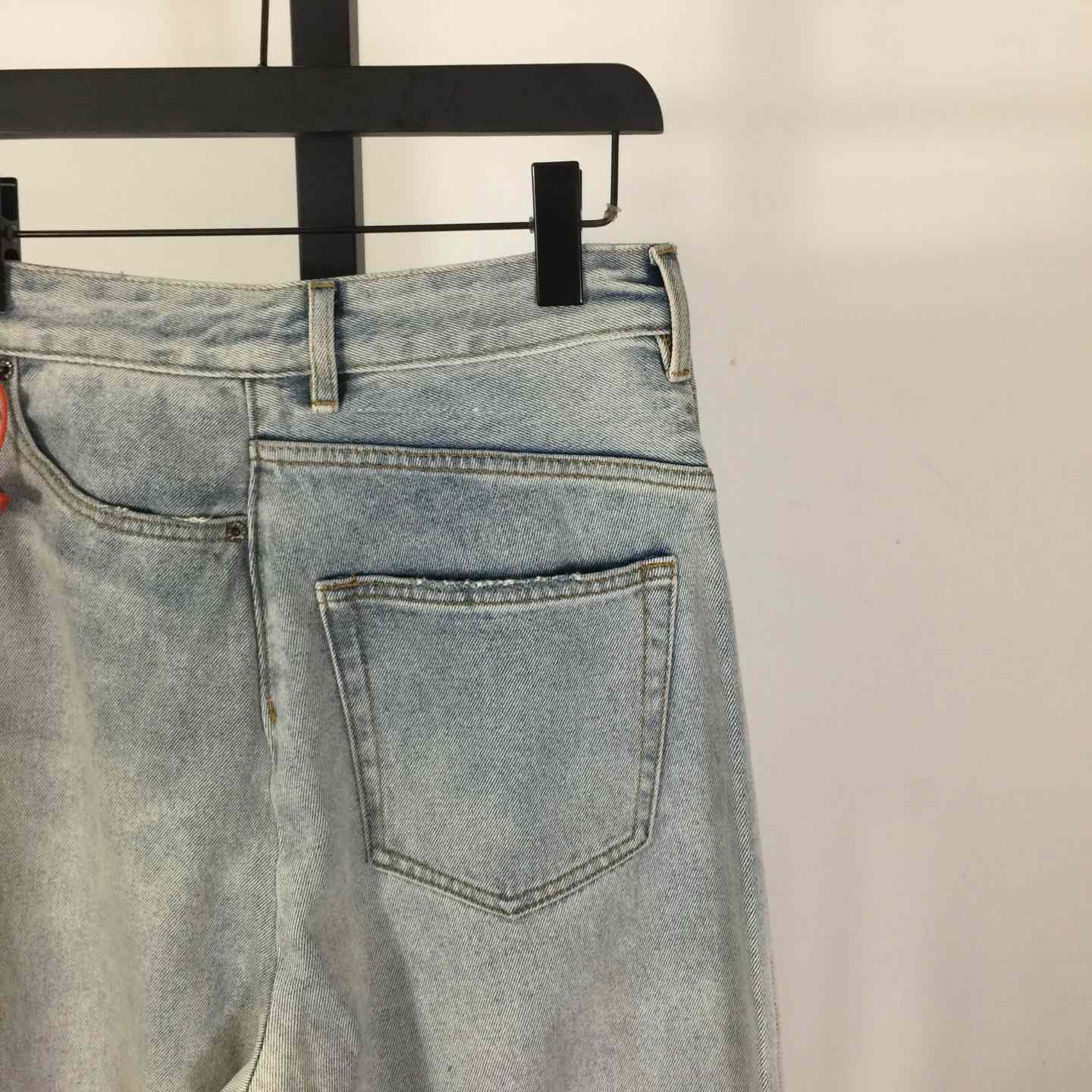 MM6 Maison Margiela Twist Wide Leg Jeans - DopestKickz