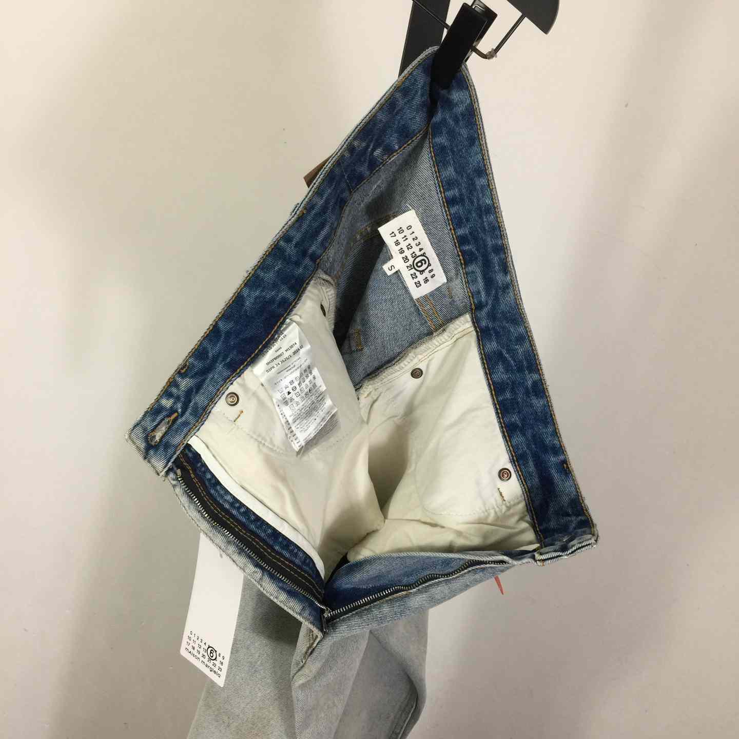 MM6 Maison Margiela Twist Wide Leg Jeans - DopestKickz