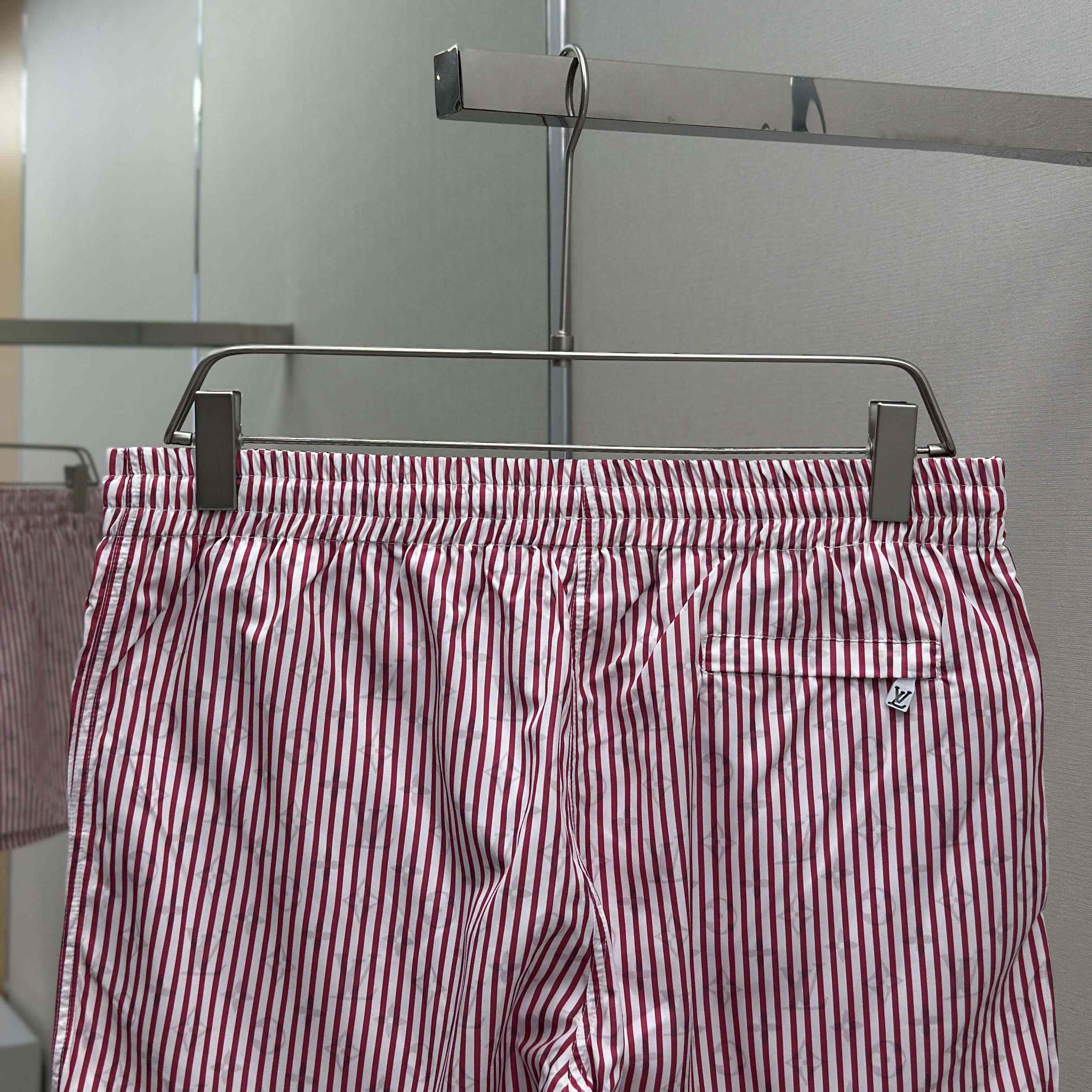Louis Vuitton Monogram Striped Casual Shorts   1AHVS9 - DopestKickz