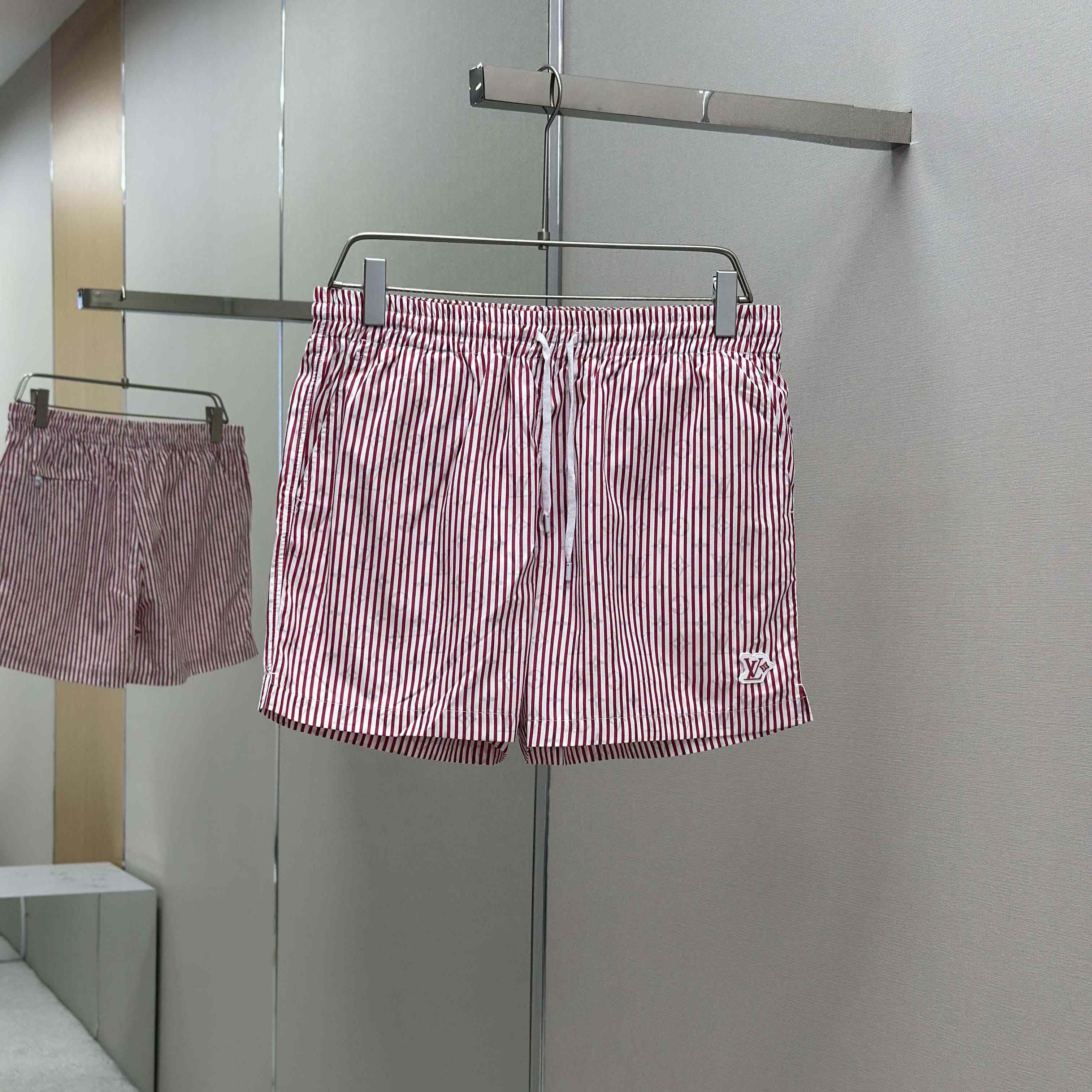 Louis Vuitton Monogram Striped Casual Shorts   1AHVS9 - DopestKickz