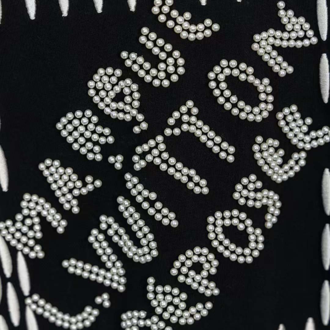 Louis Vuitton Embroidered Signature Cotton T-Shirt   1AFJFK - DopestKickz