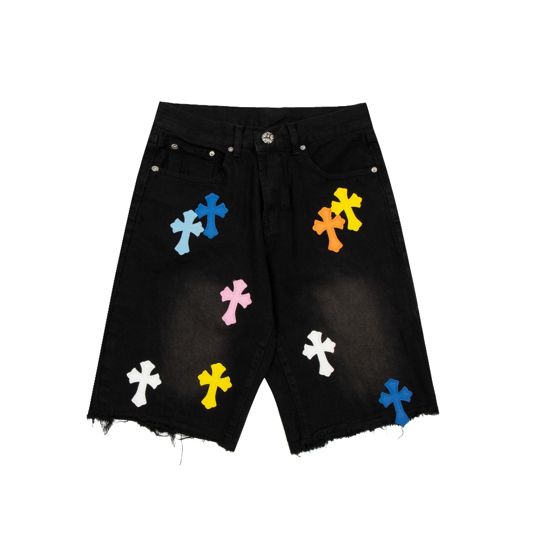 Chrome Hearts Denim Shorts - DopestKickz