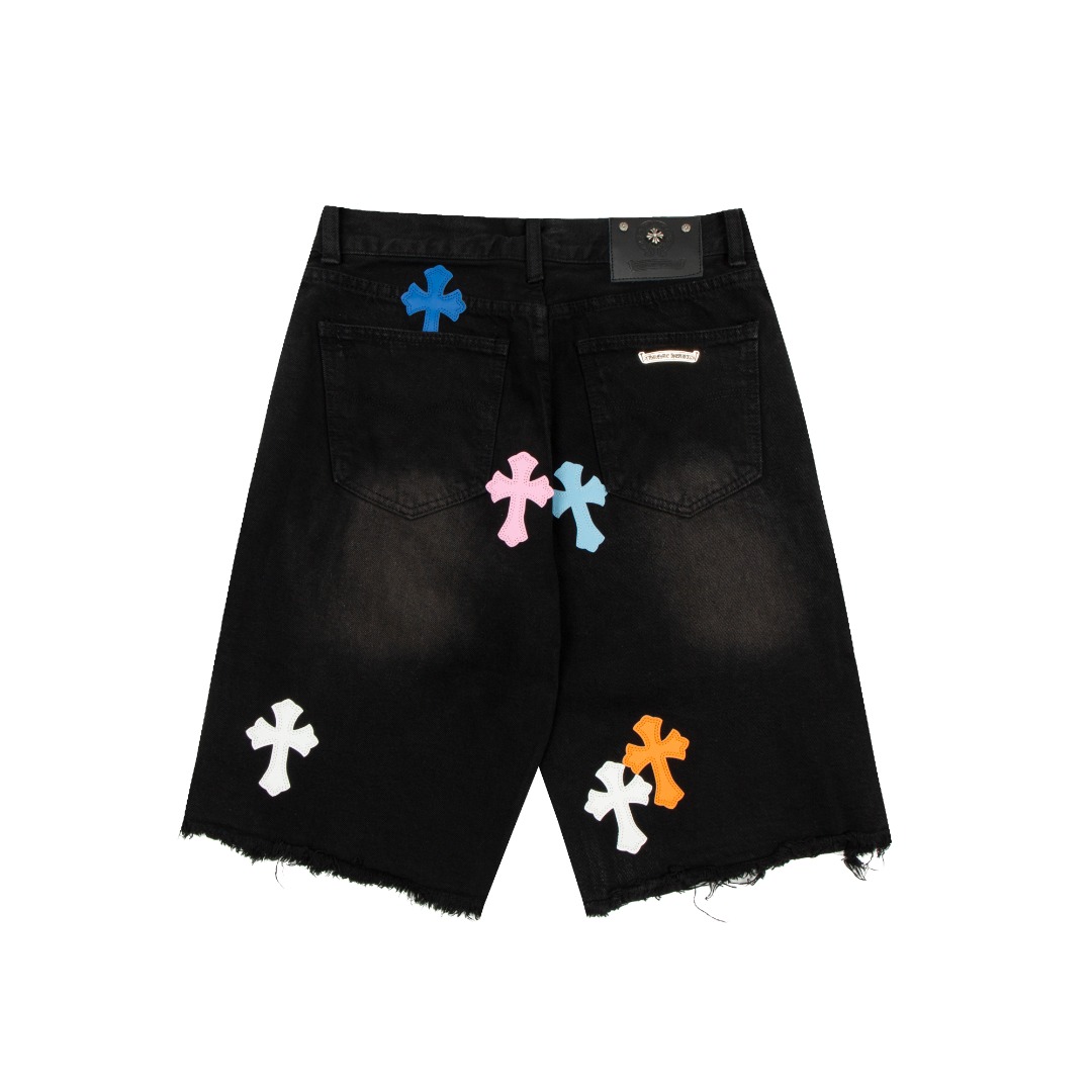Chrome Hearts Denim Shorts - DopestKickz