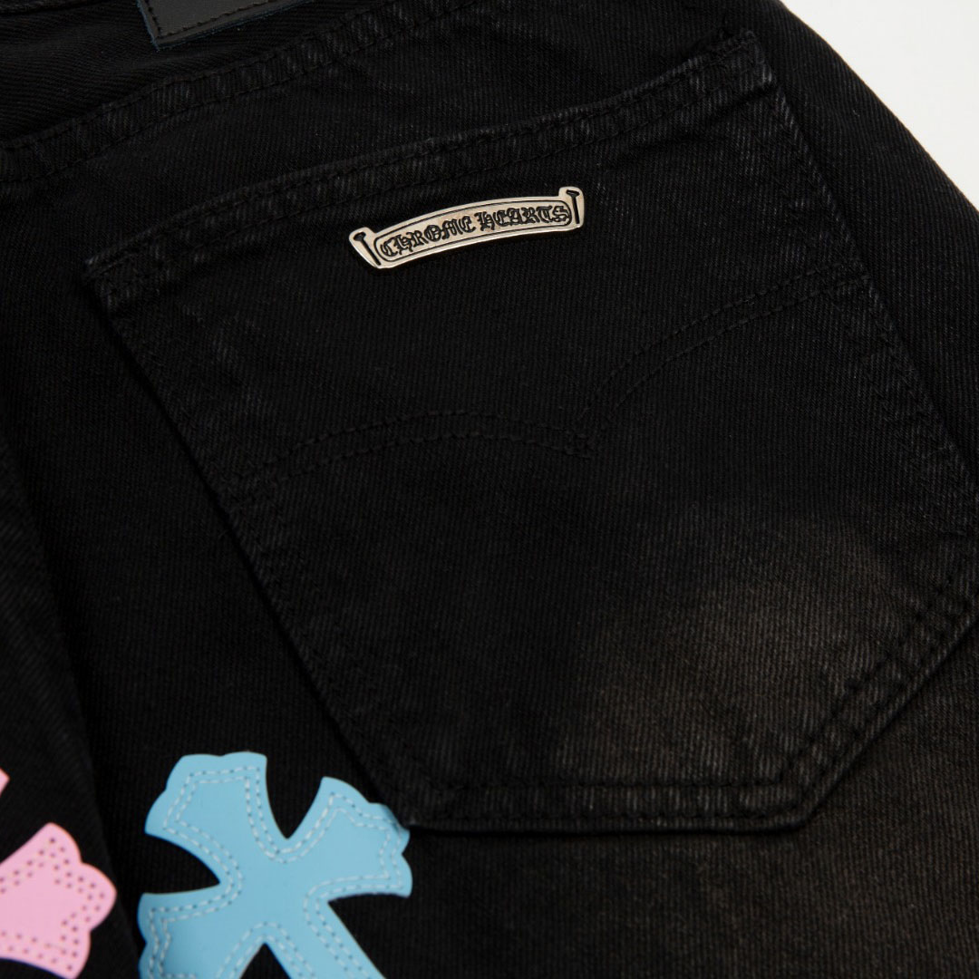 Chrome Hearts Denim Shorts - DopestKickz