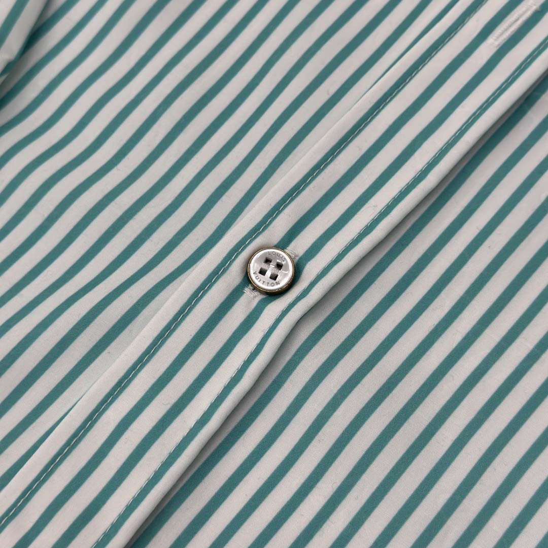 Louis Vuitton Monogram Striped Shirt   1AHVXI - DopestKickz