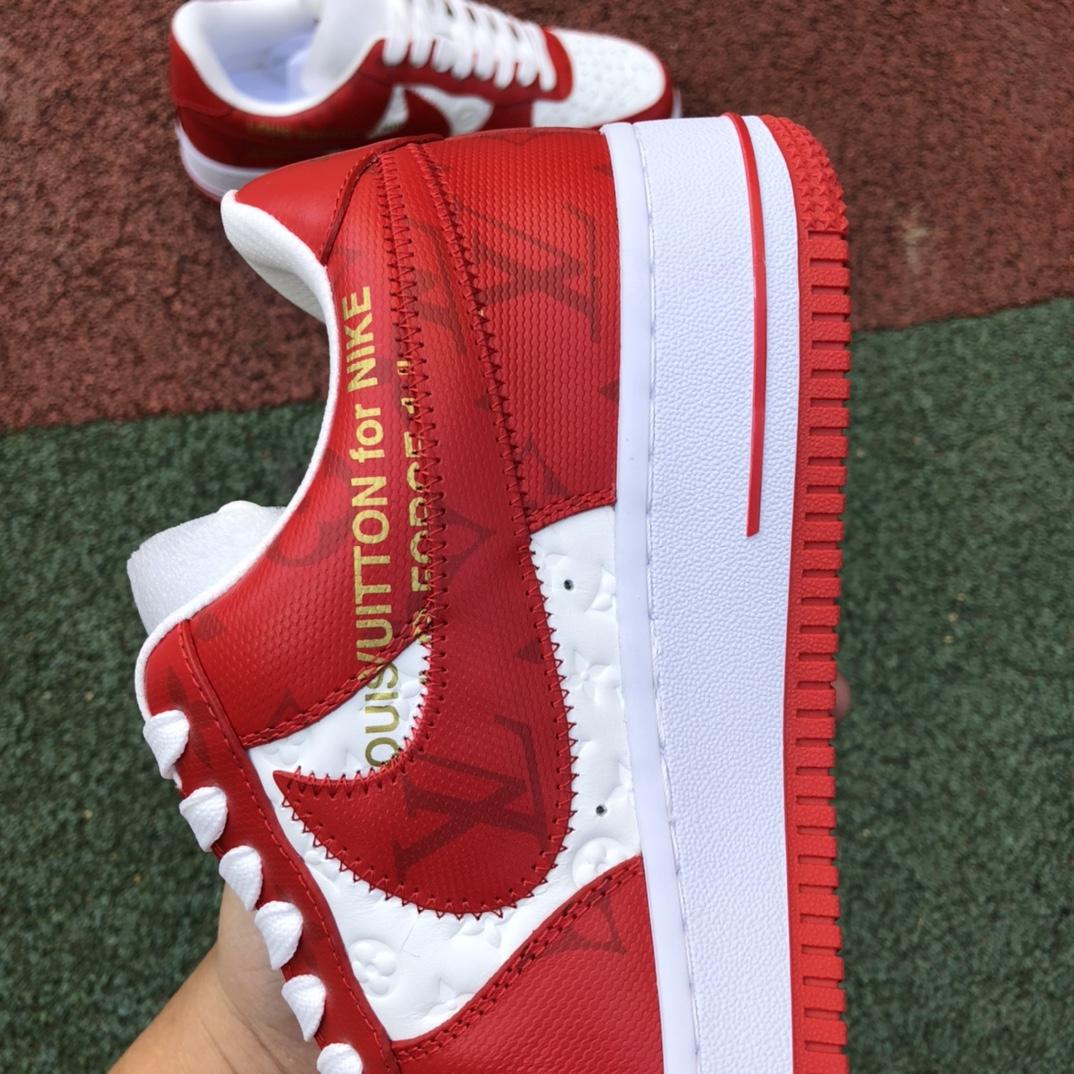 Louis Vuitton x Nike Air Force 1 Low Sneaker    - DopestKickz