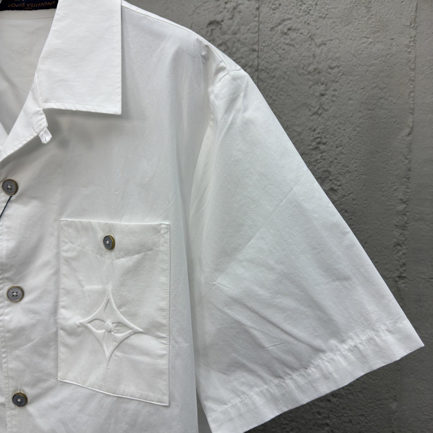Louis Vuitton Signature Short-Sleeved Cotton Shirt   1AHCHO - DopestKickz