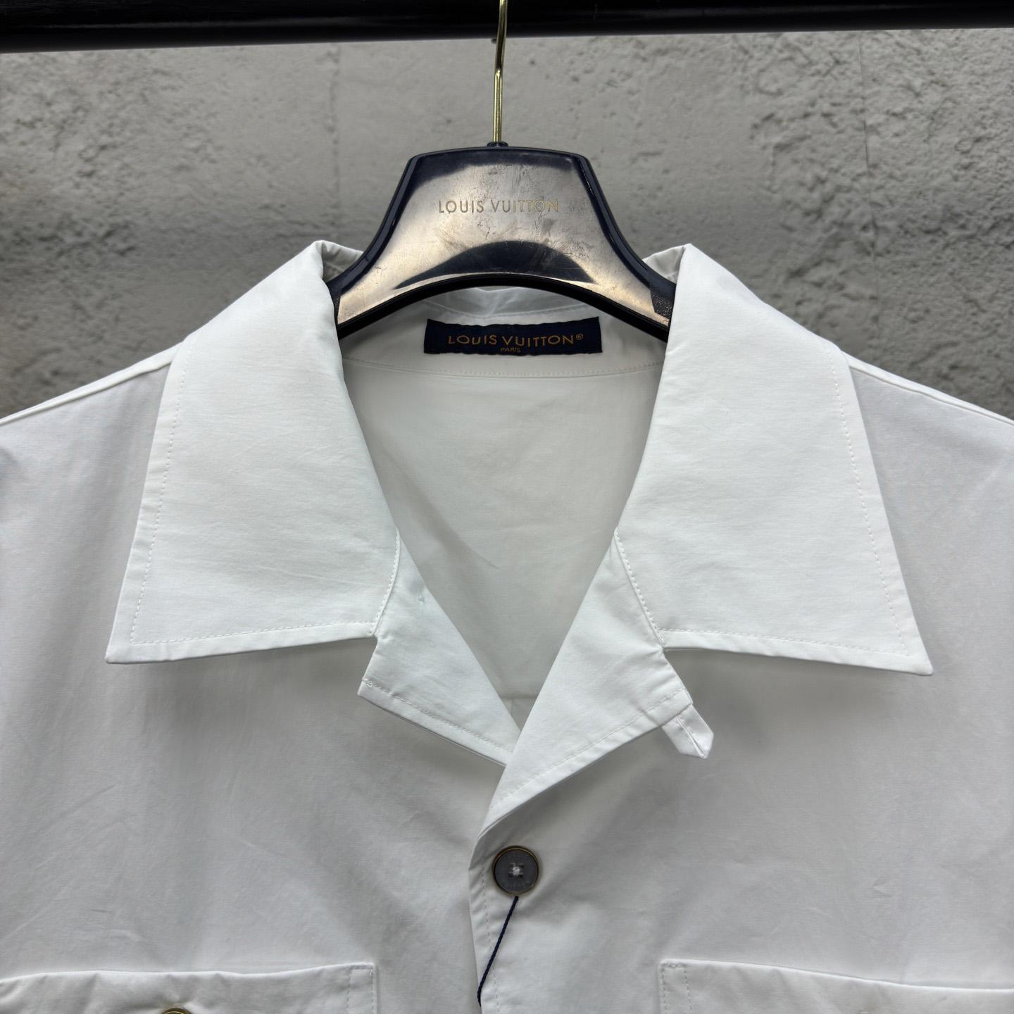 Louis Vuitton Signature Short-Sleeved Cotton Shirt   1AHCHO - DopestKickz