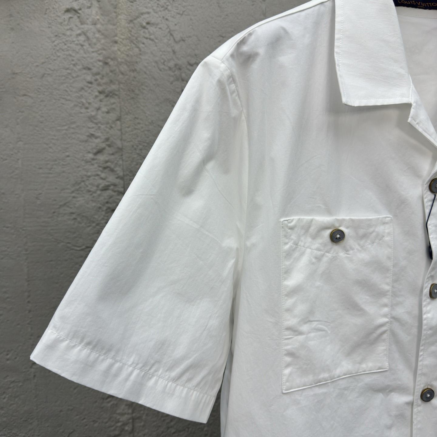 Louis Vuitton Signature Short-Sleeved Cotton Shirt   1AHCHO - DopestKickz