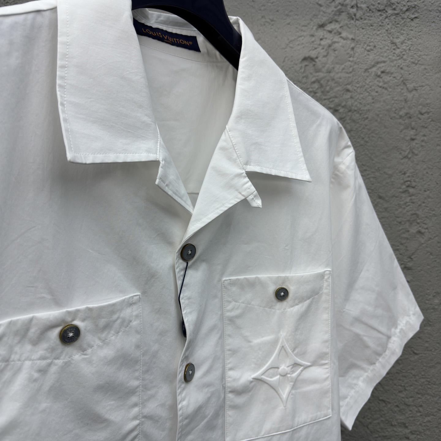 Louis Vuitton Signature Short-Sleeved Cotton Shirt   1AHCHO - DopestKickz