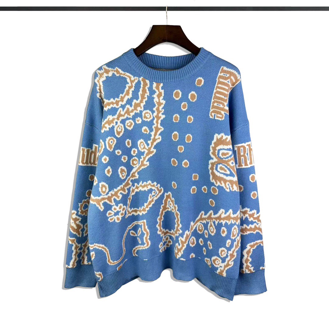 Rhude Bandana Knit Crewneck (50% Off Sale) - DopestKickz