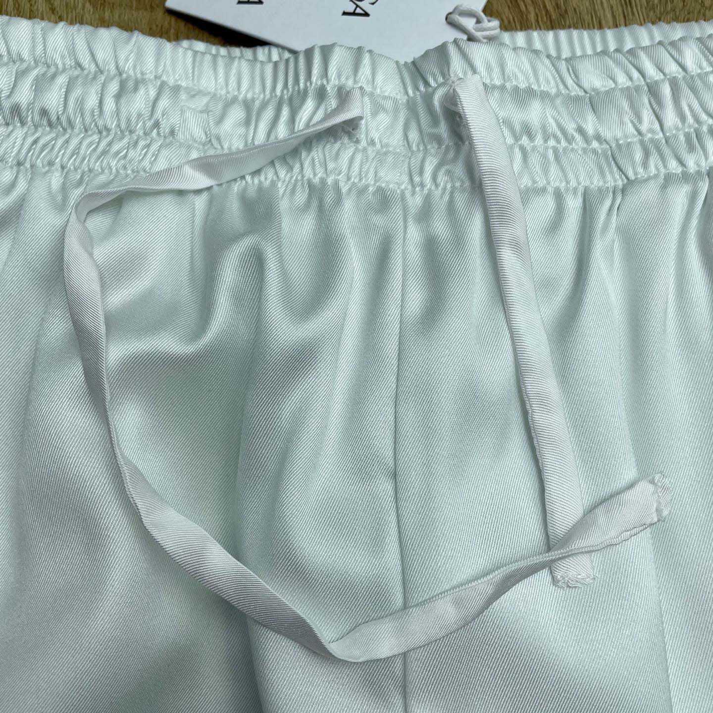 Casablanca White & Blue 'Casa Way' Skate Silk Shorts   CA3538 - DopestKickz
